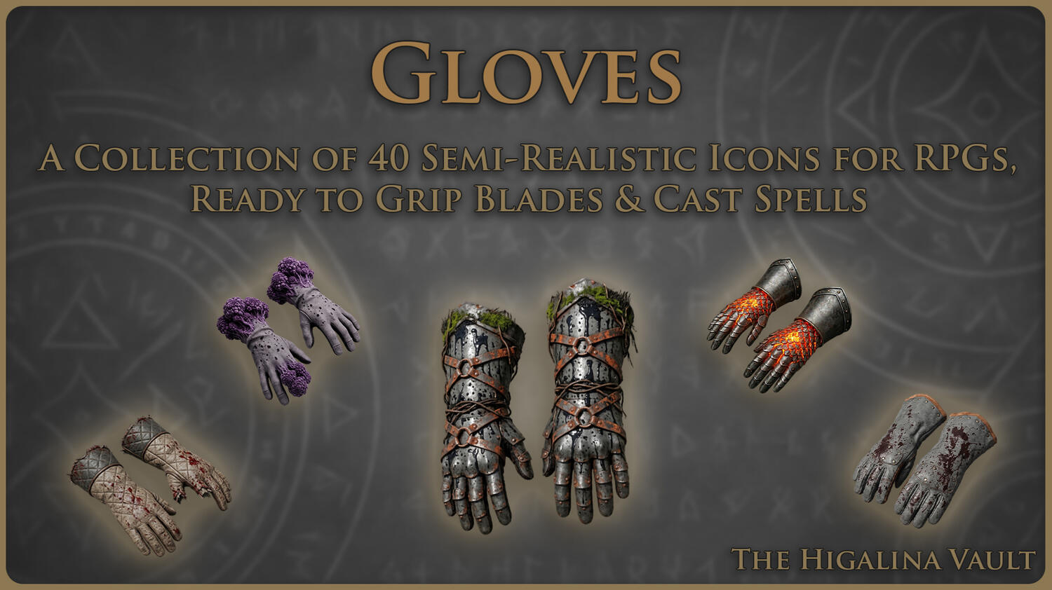 Staffs & Wands - 2D Semi Realistic Assets